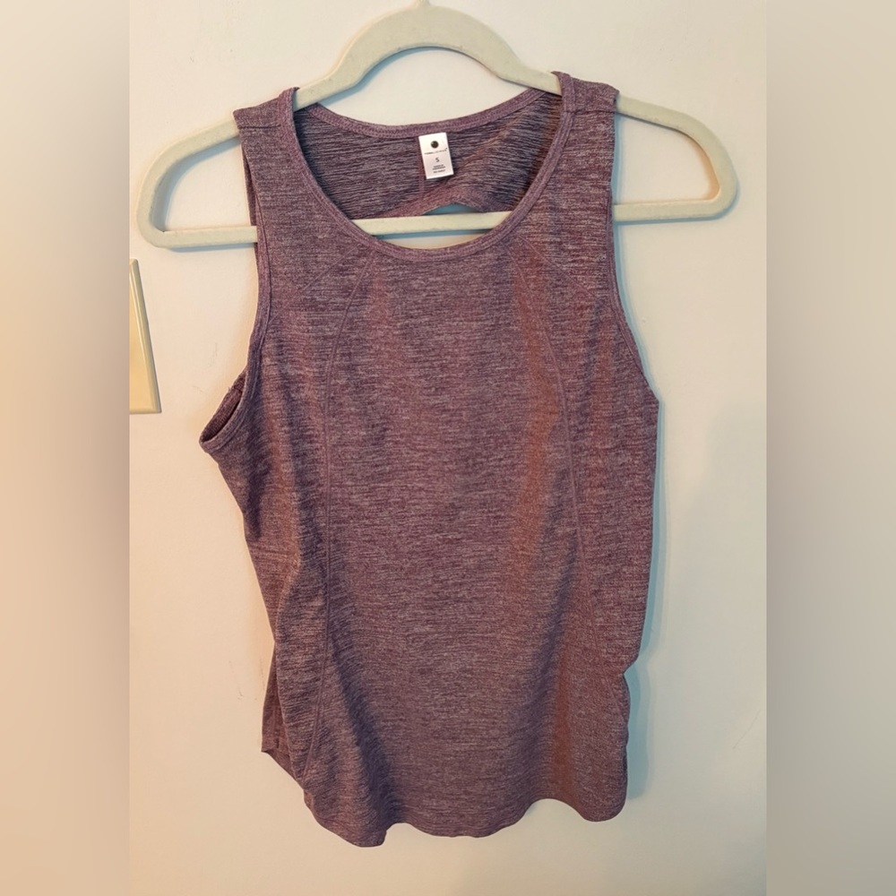 3 for $15 Yogalicious Heather, purple sleeveless activewear top